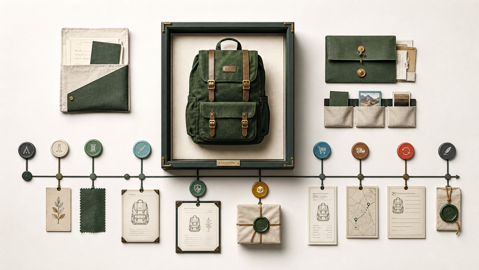 One product carrying a continuous history of changes, purchases, movement, and evidence.