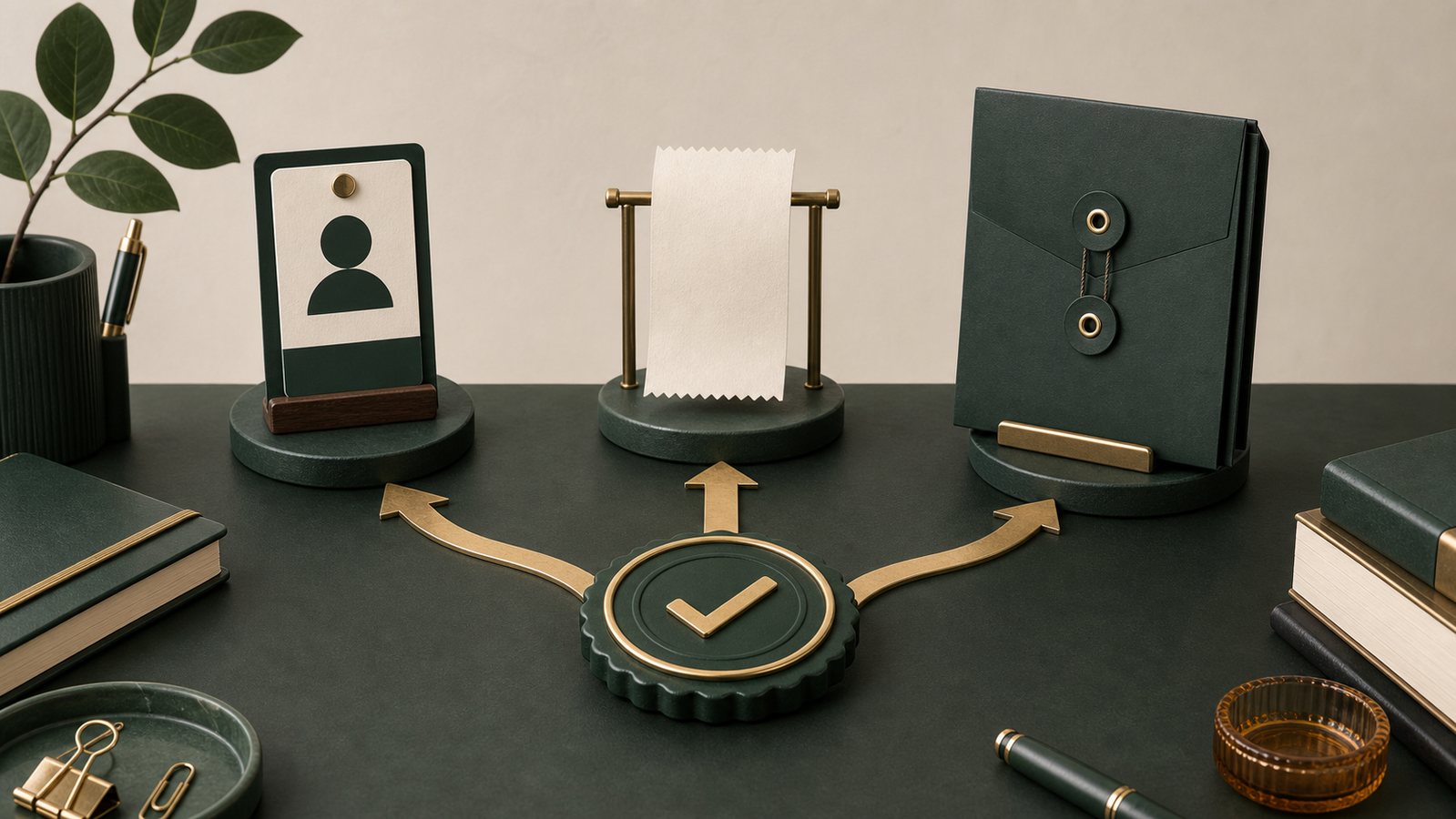 One verified identity opening several useful business paths.